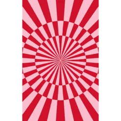 Online Langkilde & Søn Cirkus Dug 200x200 cm, Rød