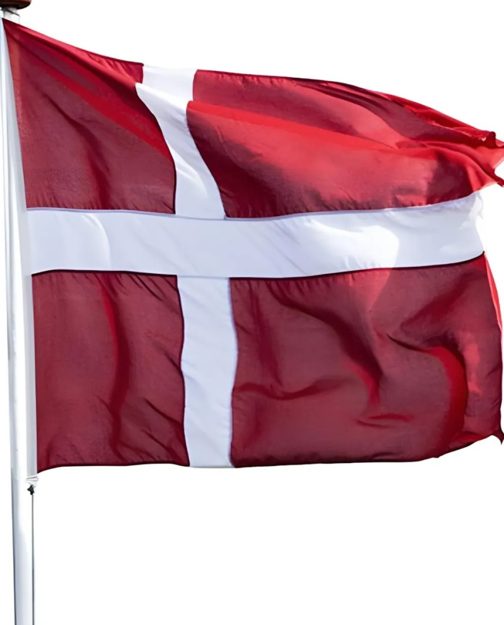Clearance Dannebrogsflag til 1 Flagstang Uderum