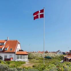 Clearance Dannebrogsflag til 1 Flagstang Uderum