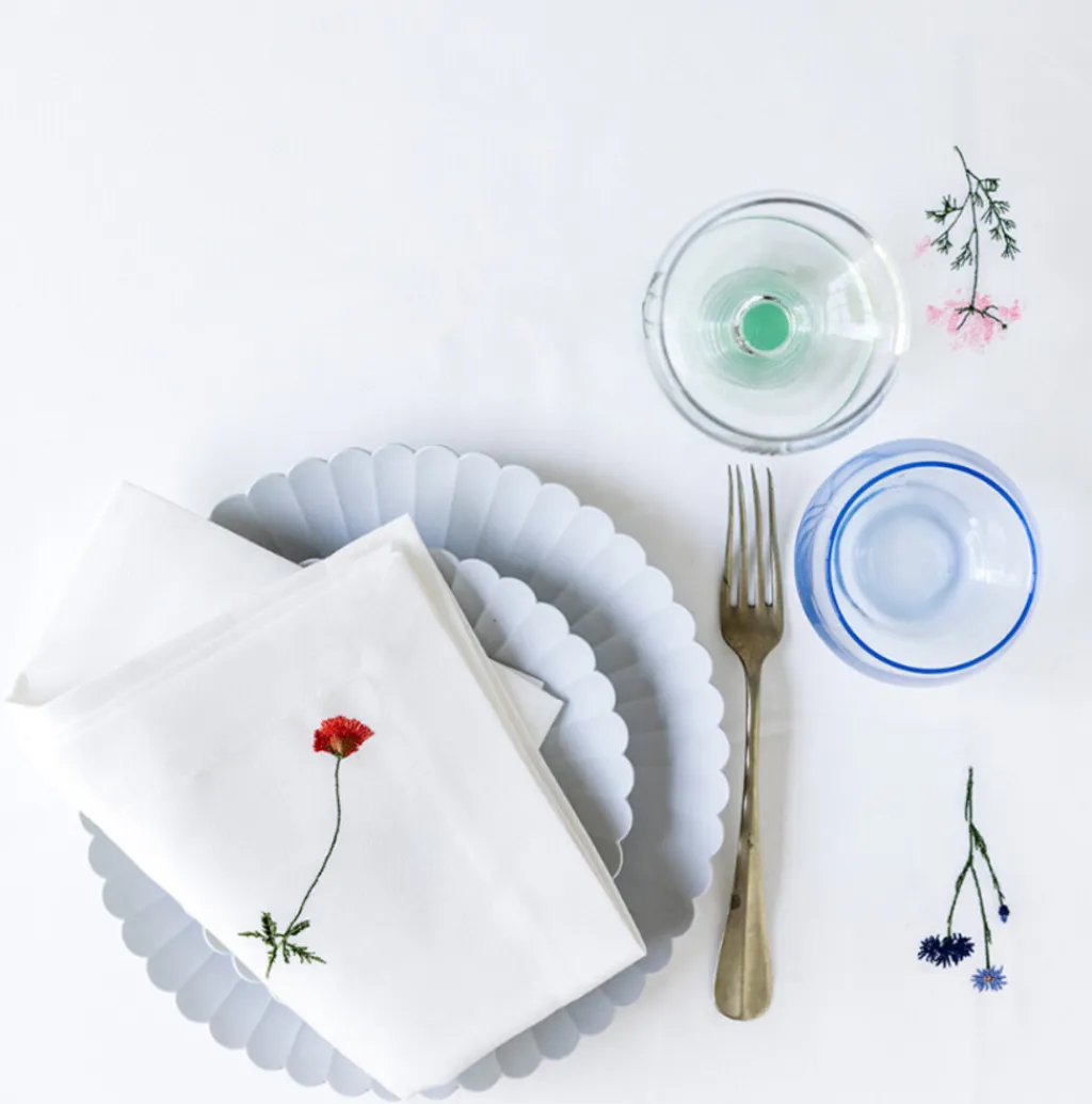 Langkilde & Søn Duge > Flora Dug , Vilde Blomster