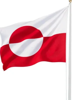 Best Langkilde & Søn Grønlandsk Flag til Flagstang