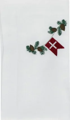 Langkilde & Søn Juleserviet 50x50 cm, Flag