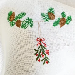 Discount Langkilde & Søn Juleserviet 50x50 cm, Mistelten