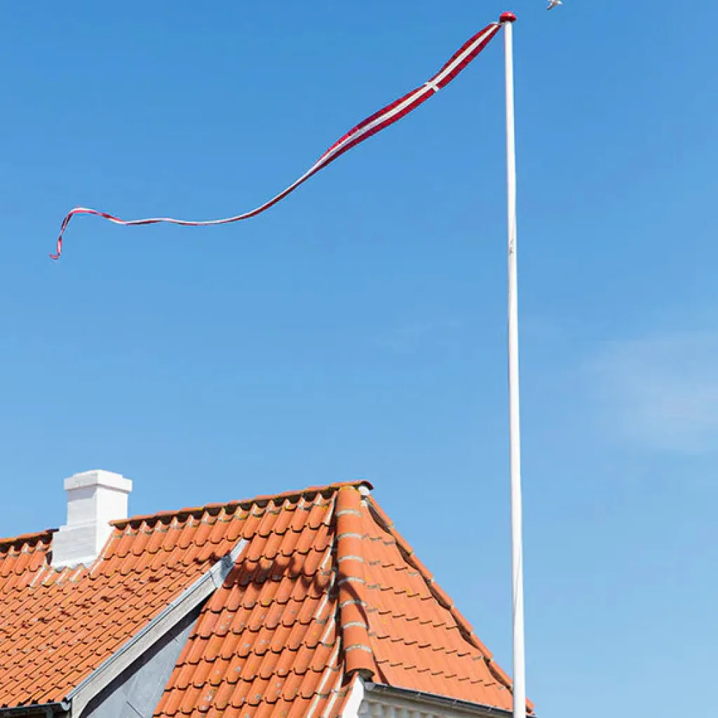 Hot Knudefri Vimpel til Flagstang Uderum