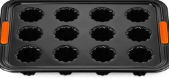 Outlet Cannelé-bageplade 40 cm, Black Bageforme