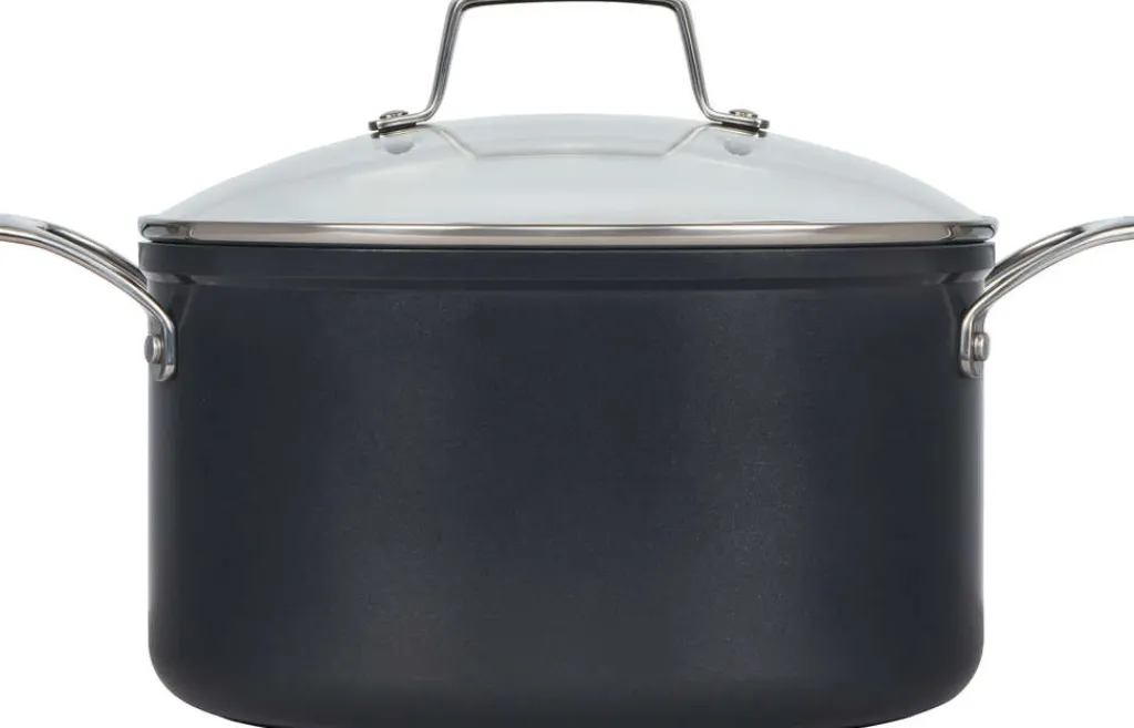 Clearance Essential Gryde m. Keramisk Non-stick Belægning 24 cm/6 L, Black Gryder Og Kasseroller