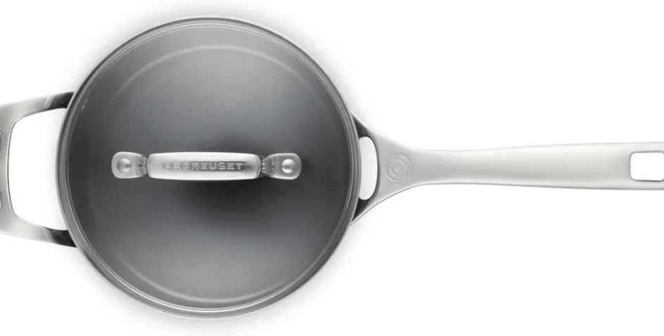 Best Le Creuset Essential Kasserolle m. Keramisk Non-stick Belægning 18 cm/2,8 L, Black