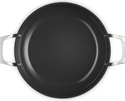 Le Creuset Pander > Essential Sauterpande m. Keramisk Non-stick Belægning , Black