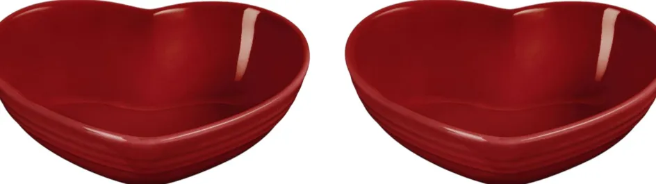 Outlet Le Creuset Heart Fad , Cerise