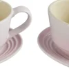 Online Heart Signature Kop m. Underkop 2 stk., Shell Pink Kopper