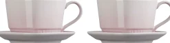 Online Heart Signature Kop m. Underkop 2 stk., Shell Pink Kopper
