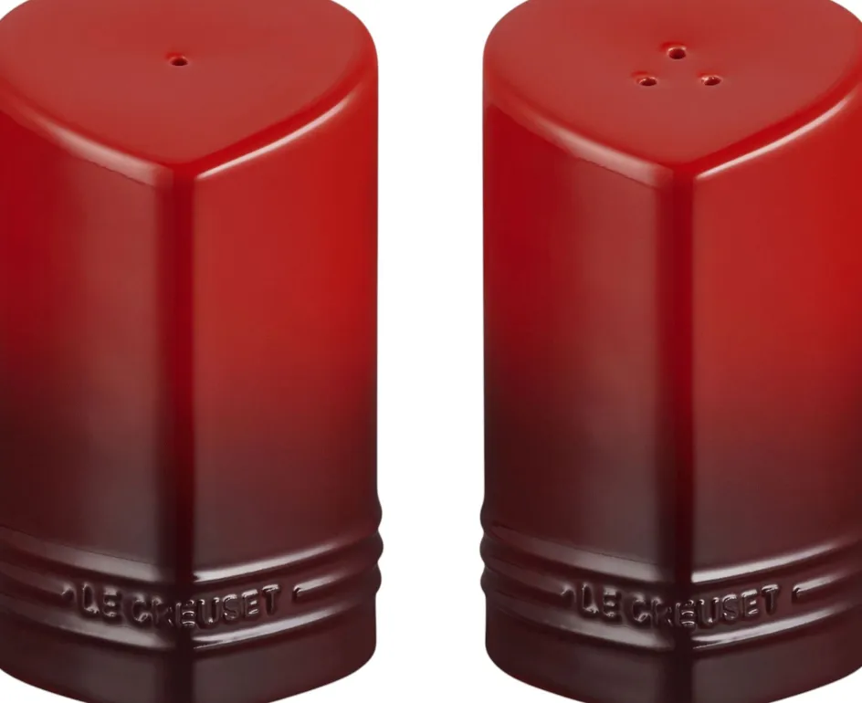 Best Le Creuset Heart Signature Salt- og Pebersæt, Cerise