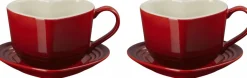 Le Creuset Kopper > Heart Signature Kop m. Underkop 2 stk. 22 cl, Cerise