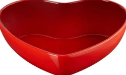 Outlet Le Creuset Heart Skål , Cerise