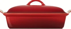 Outlet Le Creuset Heritage Fad m. Låg 33 cm/3,8 L, Cerise