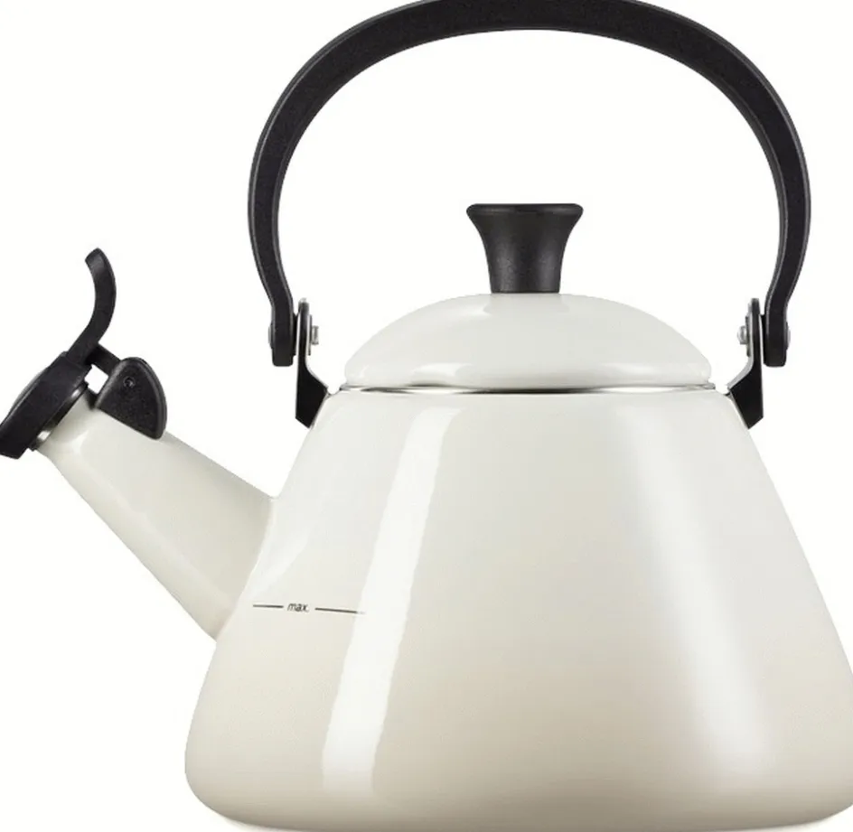 Online Le Creuset Kone Kedel m. Fløjte 1,6 L, Meringue