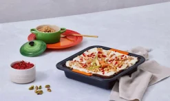 Le Creuset Kvadratisk Bradepande m. Non-stick 23 cm, Kulstofstål