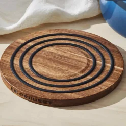 Best Magnetisk Bordskåner Ø20,3 cm, Akacie Bordskånere