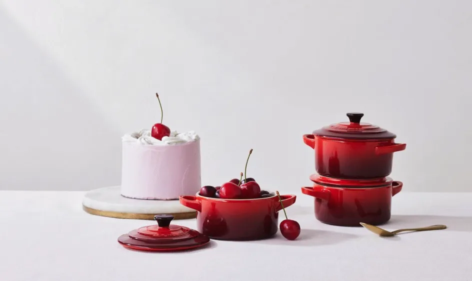 Hot Le Creuset Minigryde 10 cm/0,25 L, Cerise