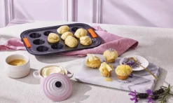 Sale Le Creuset Muffinform m. Non-stick 12 stk