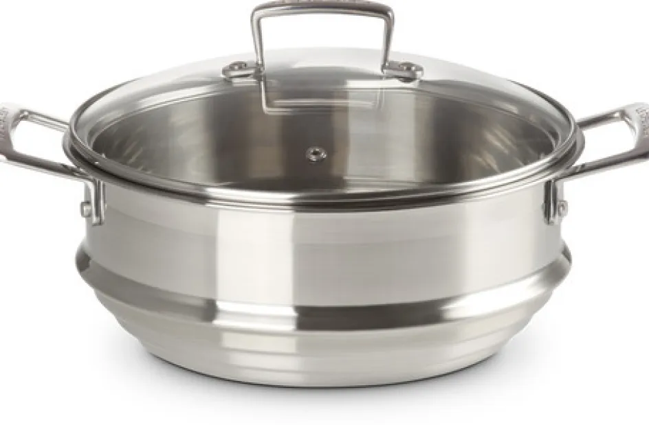 Online Le Creuset Multidampindsats m. Glaslåg 24 cm