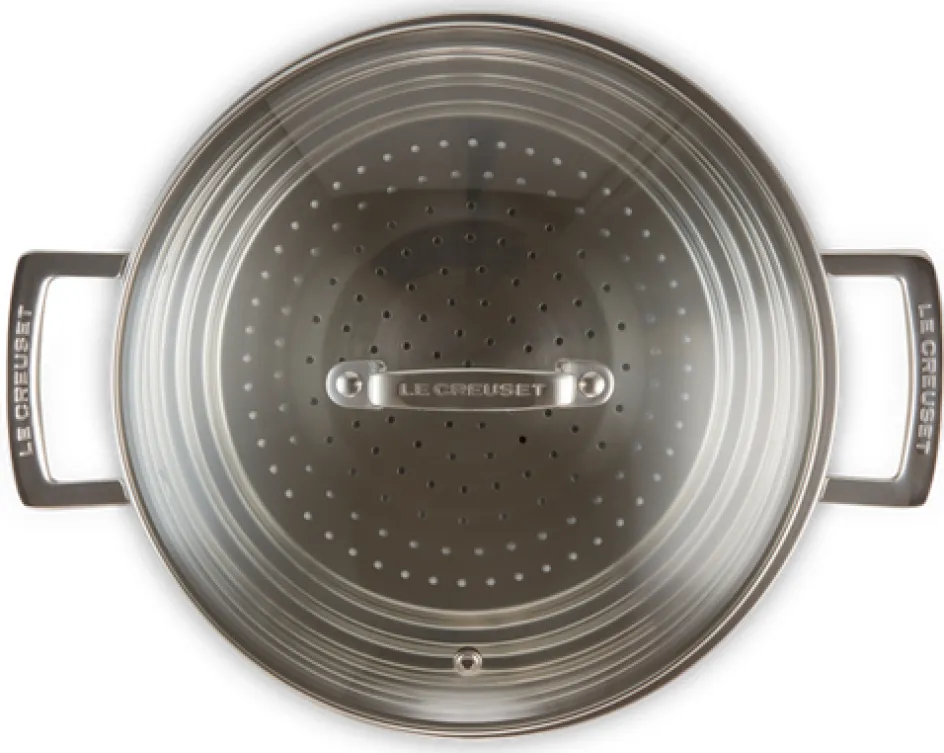 Online Le Creuset Multidampindsats m. Glaslåg 24 cm