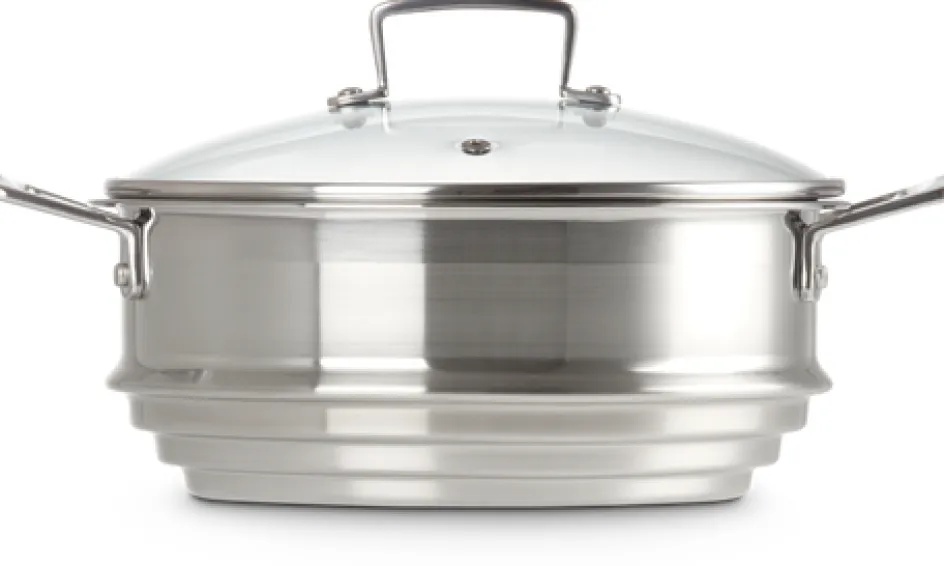 Online Le Creuset Multidampindsats m. Glaslåg 24 cm
