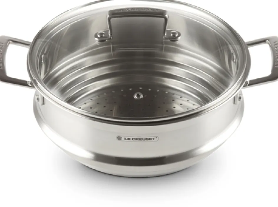 Online Le Creuset Multidampindsats m. Glaslåg 24 cm