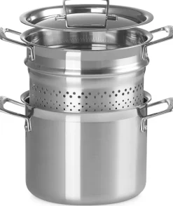 Clearance Le Creuset 3-Ply Classic Pastagryde m. Si 20 cm/5 L