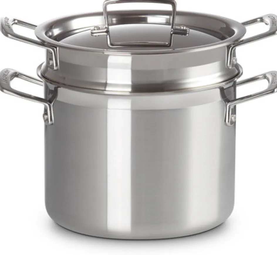 Clearance Le Creuset 3-Ply Classic Pastagryde m. Si 20 cm/5 L
