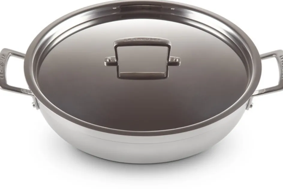 Best Le Creuset 3-Ply Classic Sautergryde m. Låg Non-stick Belægning 30 cm/4,8 L