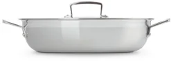 Best Le Creuset 3-Ply Classic Sautergryde m. Låg Non-stick Belægning 30 cm/4,8 L