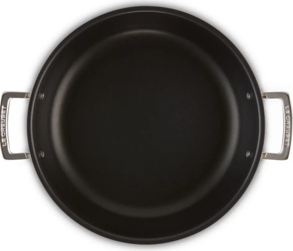 Best Le Creuset 3-Ply Classic Sautergryde m. Låg Non-stick Belægning 30 cm/4,8 L