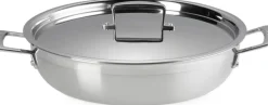 Best Le Creuset 3-Ply Classic Sautergryde m. Låg Non-stick Belægning 30 cm/4,8 L