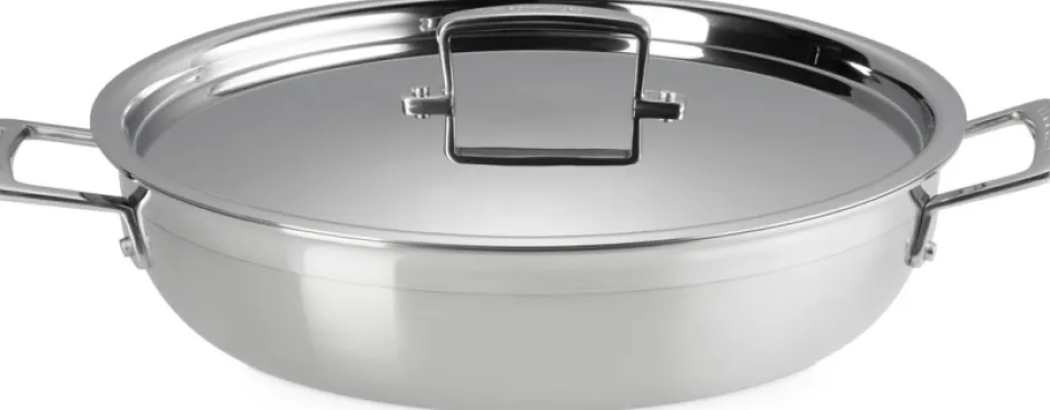 Best Le Creuset 3-Ply Classic Sautergryde m. Låg Non-stick Belægning 30 cm/4,8 L