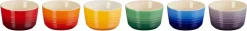 Le Creuset Ramekiner|Spisestue > Rainbow Mini Ramekiner 6 stk. ?7,8 cm, Multi