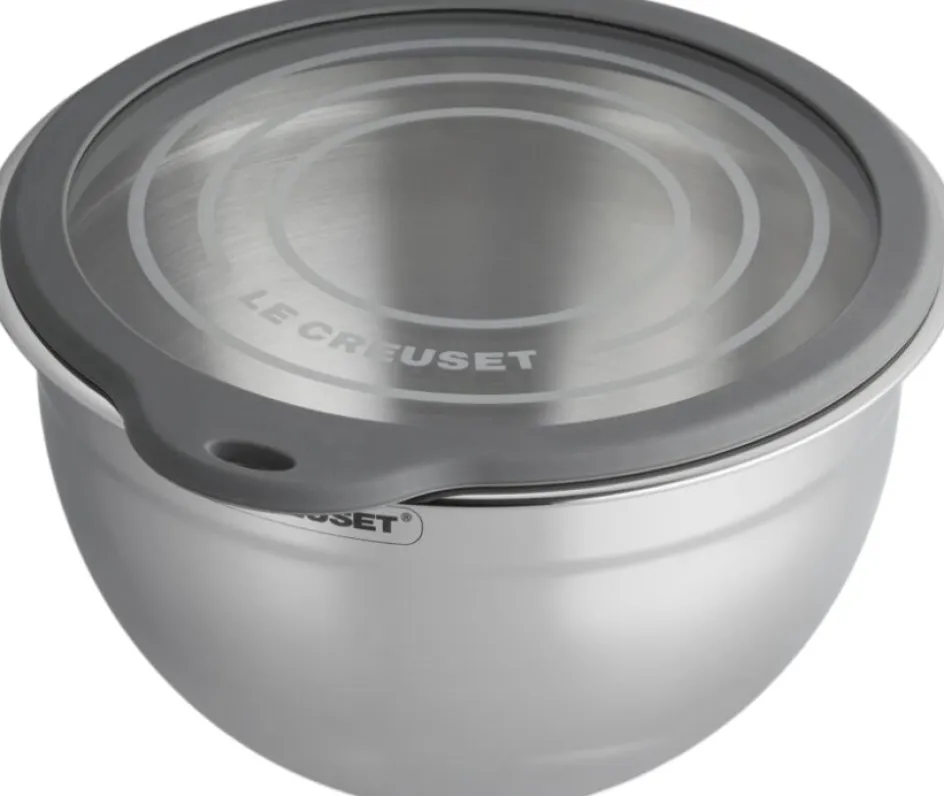Hot Le Creuset Røreskål m. Glaslåg , Stål