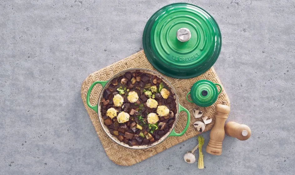 Best Le Creuset Signature Buffetgryde 30 cm/3,5 L, Bamboo Green