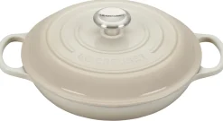 Hot Le Creuset Signature Buffetgryde 30 cm/3,5 L, Meringue