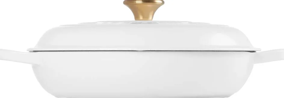 Outlet Le Creuset Signature Buffetgryde 30 cm/3,5 L, White