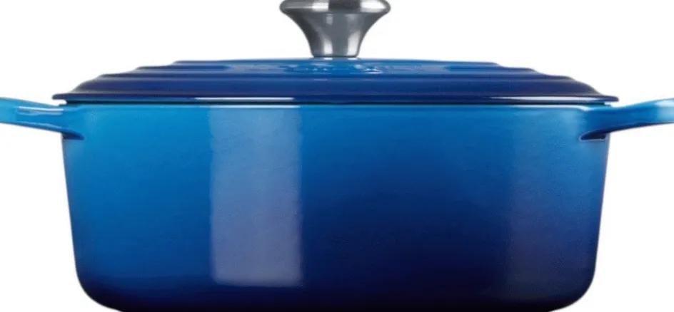 New Le Creuset Signature Oval Støbejernsgryde 31 cm/6,3 L, Azure