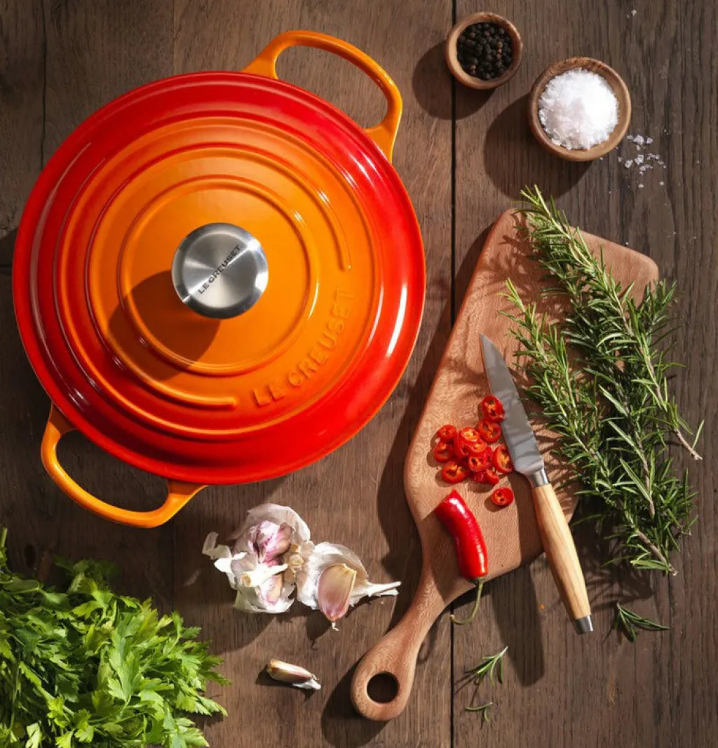 Le Creuset Gryder Og Kasseroller > Signature Rund Støbejernsgryde 24 cm/4,2 L,