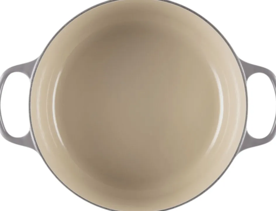 Clearance Le Creuset Signature Rund Støbejernsgryde 28 cm/6,7 L, Flint