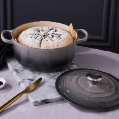 Clearance Le Creuset Signature Rund Støbejernsgryde 28 cm/6,7 L, Flint