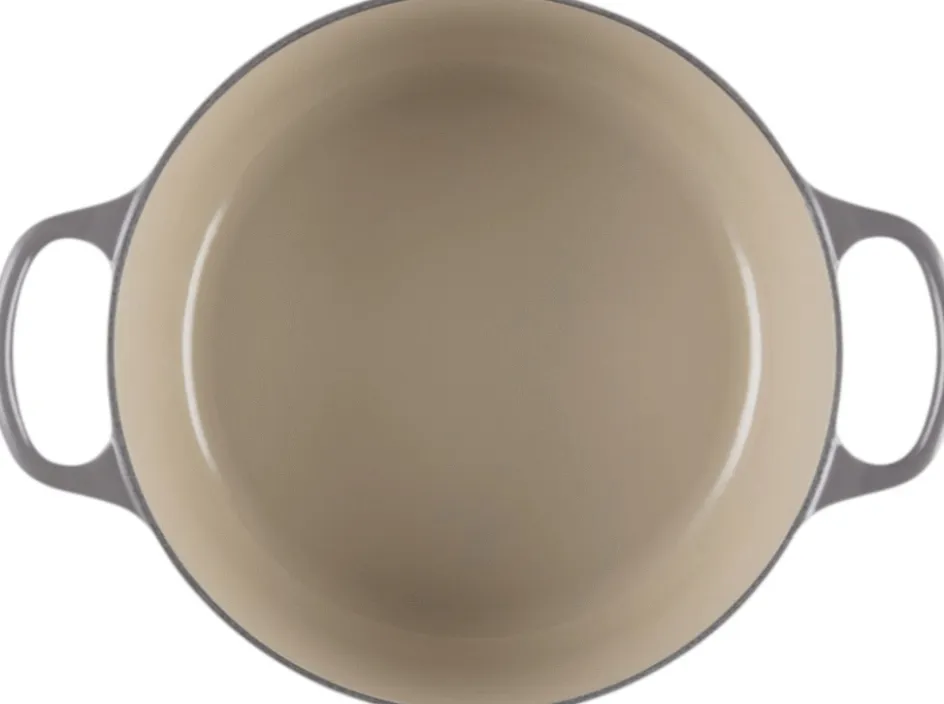 Clearance Le Creuset Signature Rund Støbejernsgryde 24 cm/4,2 L, Flint