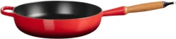 Le Creuset Pander > Signature Sauterpande m. Træhåndtag 28 cm,