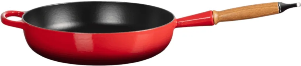 Le Creuset Pander > Signature Sauterpande m. Træhåndtag 28 cm,