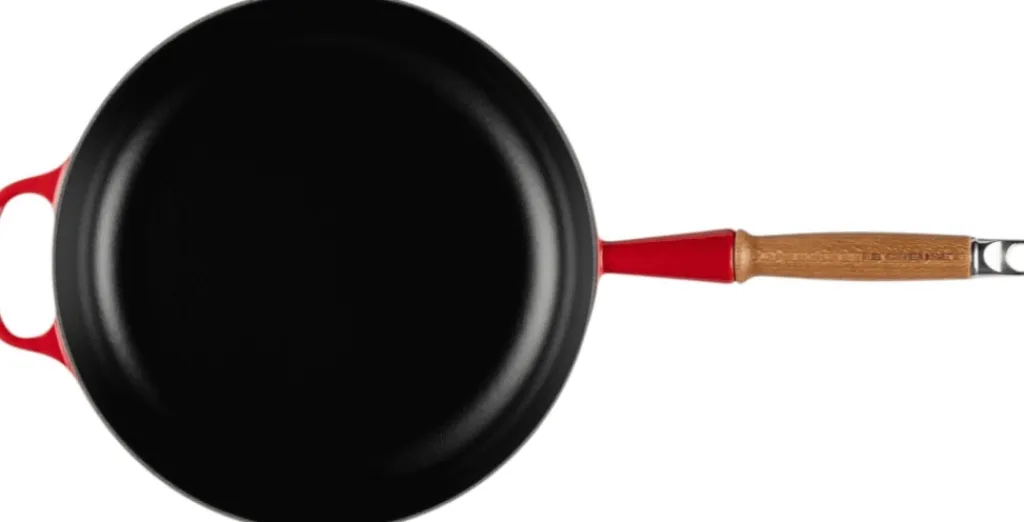 Le Creuset Pander > Signature Sauterpande m. Træhåndtag 28 cm,