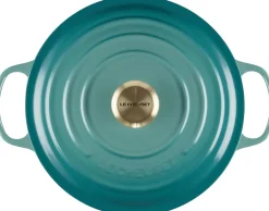 Outlet Signature Støbejernsgryde 26 cm/5,3 L, Bleu Riviera Gryder Og Kasseroller