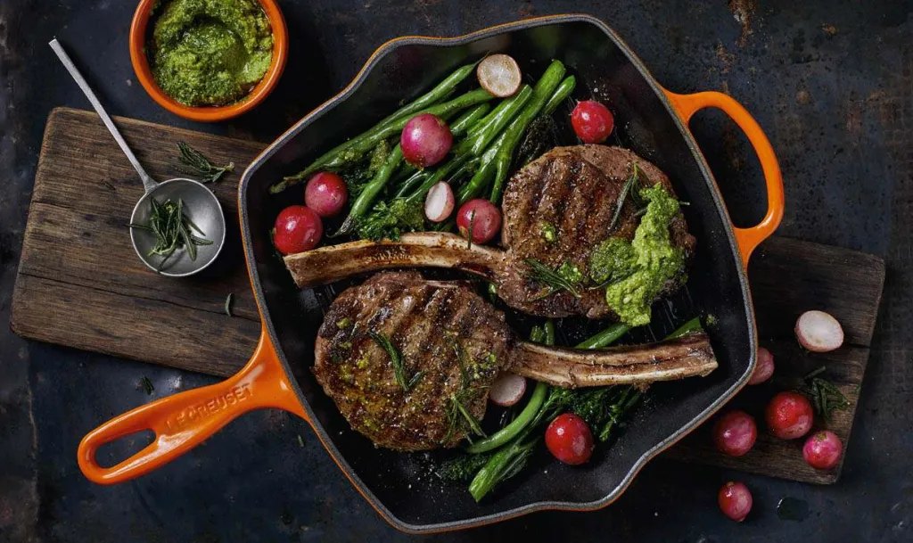 Le Creuset Pander > Signature Støbejernsgrillpande 26 cm,